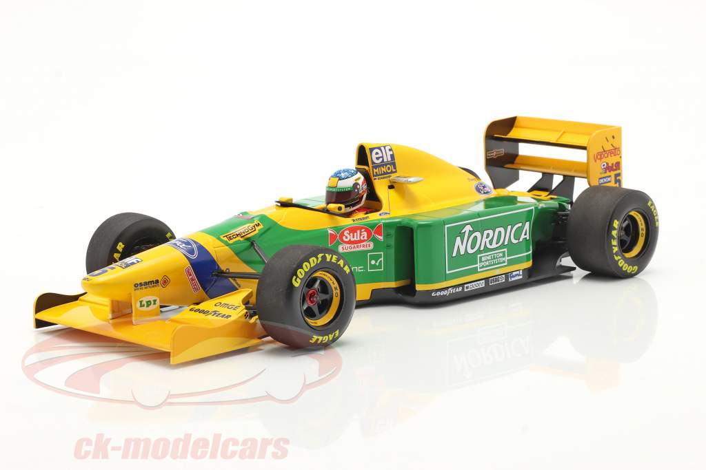 M. Schumacher Benetton B193B #5 vincitore Portogallo GP formula 1 1993 1:18 Minichamps