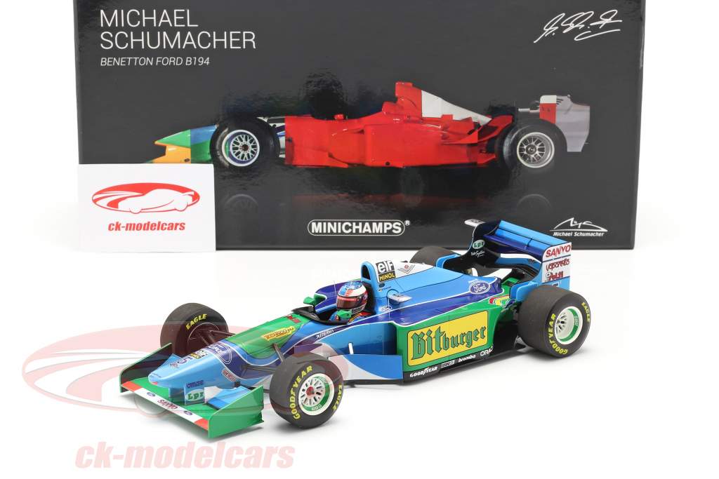 MINICHAMPS (1/18) ベネトン Ford B193 Minichamps Review, Benetton Ford B194 1/18 (1994) - YouTube