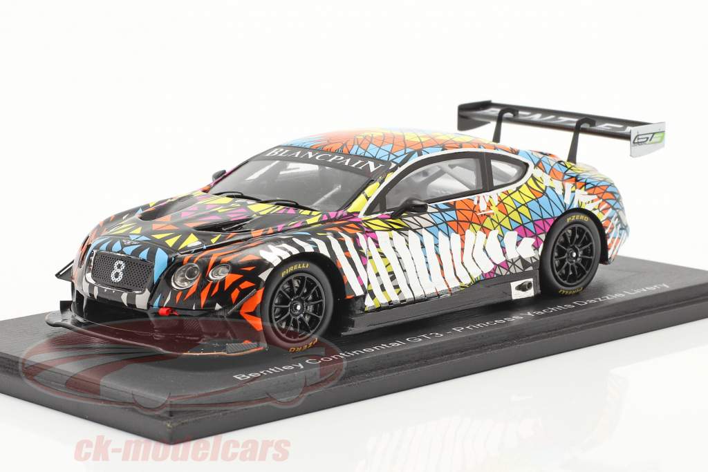Bentley Continental GT3 #8 Princess Yachts Dazzle Livery 1:43 Spark