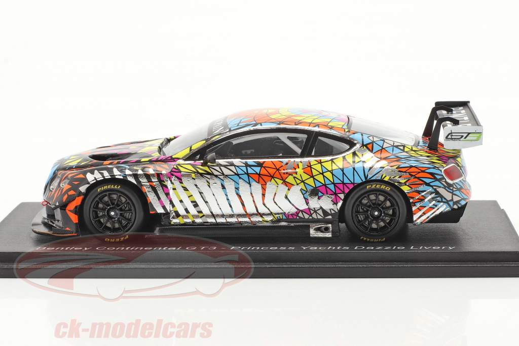 Bentley Continental GT3 #8 Princess Yachts Dazzle Livery 1:43 Spark