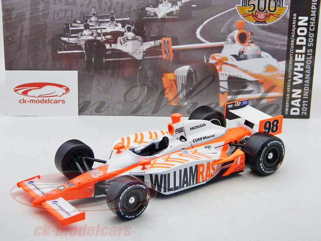 Dan Weldon Indy 500 Auto Winnaar Indianapolis 2011 1:18 Edition Greenlight