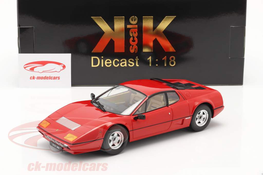 Ferrari 512 BBi  year 1981 red 1:18 KK-Scale