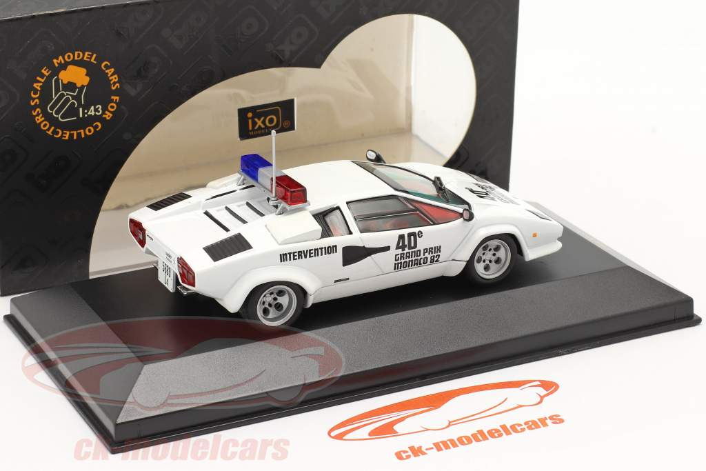 Lamborghini Countach Pace Macchina Monaco GP 1982 1:43 Ixo