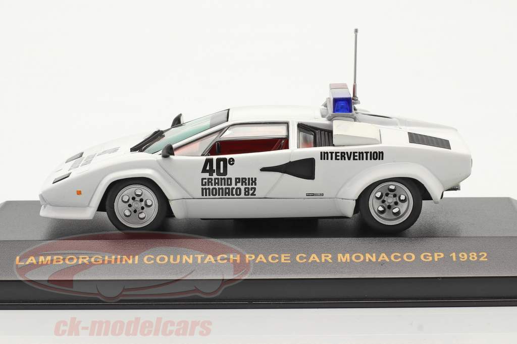 Lamborghini Countach Pace Macchina Monaco GP 1982 1:43 Ixo