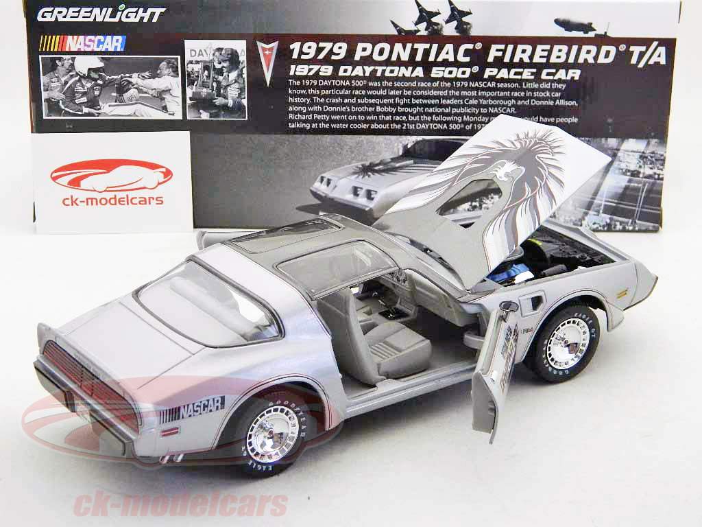 Pontiac Firebird TransAm Daytona 500 Pace Car 1979 silver 1:18 Greenlight