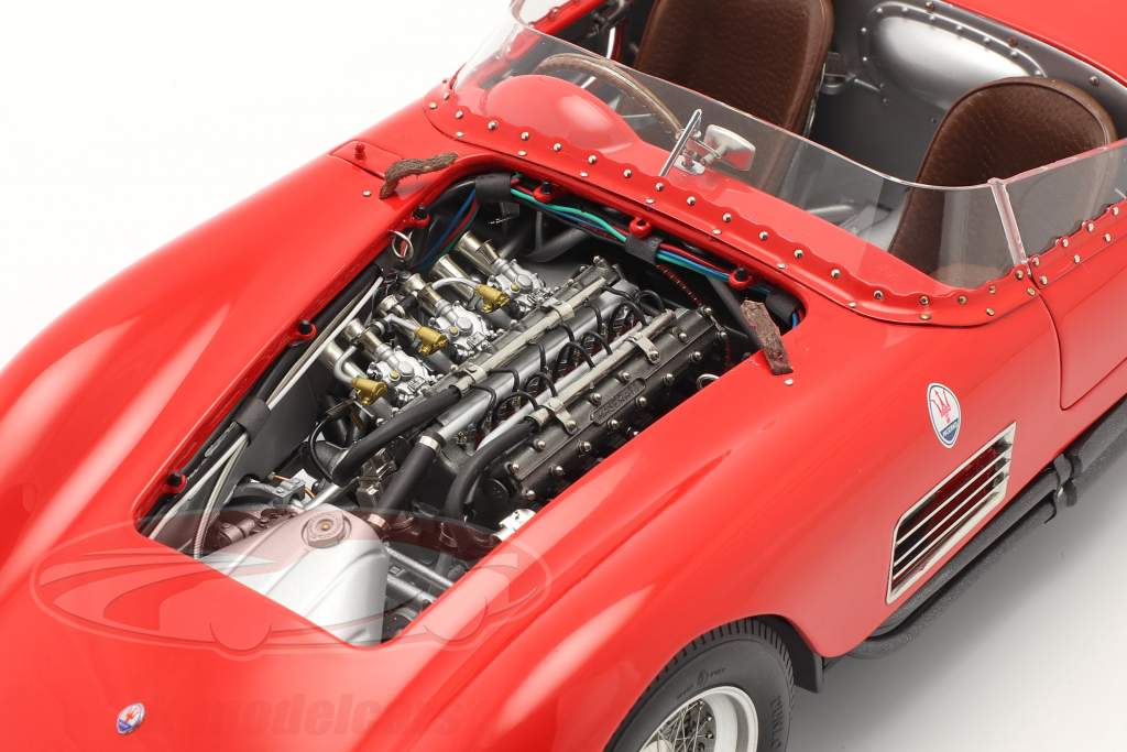 マセラティ300 Sレーシングカーイヤー1956赤1時18 CMC