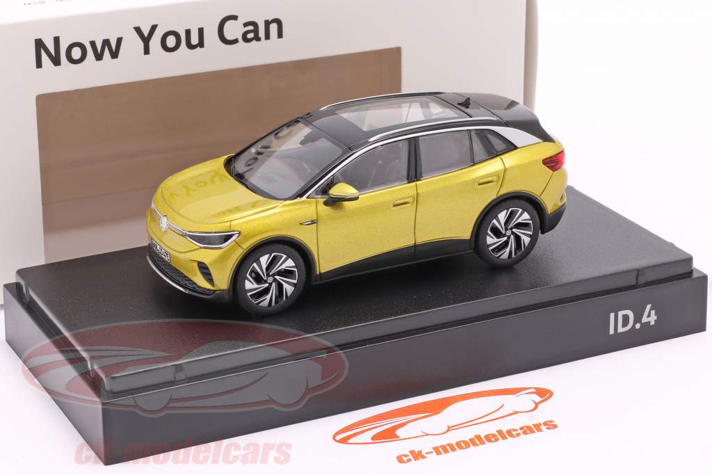 Volkswagen VW ID.4 Année de construction 2021 mon chéri Jaune métallique 1:43 Norev