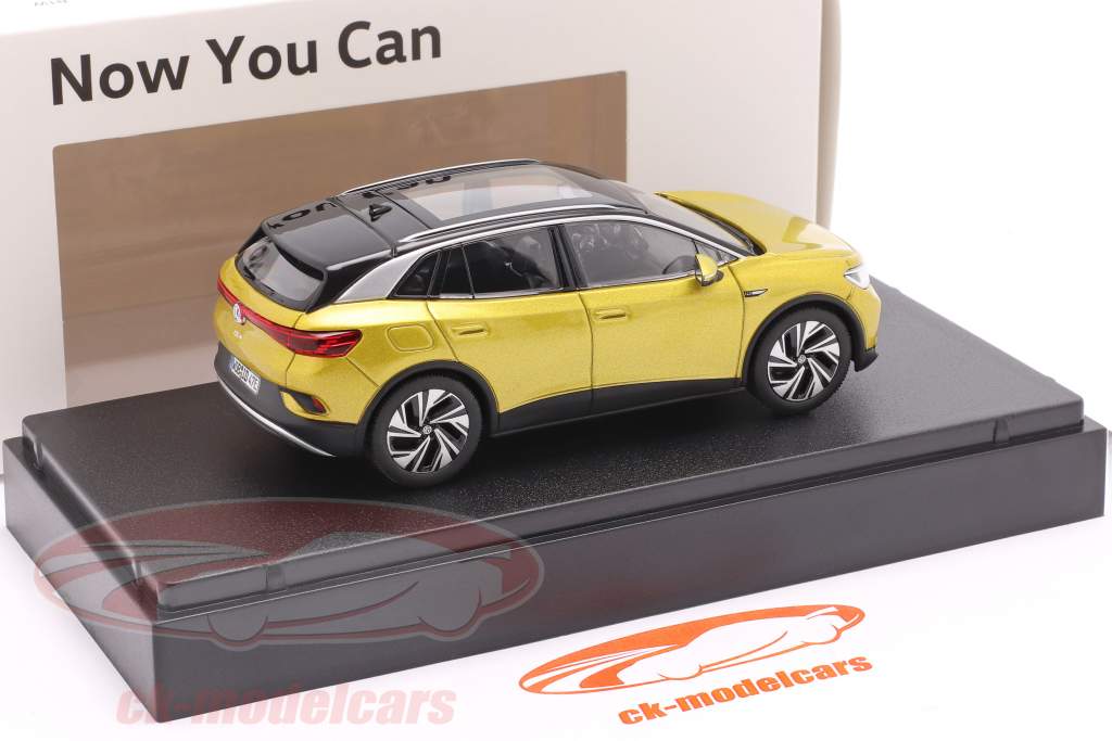 Volkswagen VW ID.4 Baujahr 2021 honiggelb metallic 1:43 Norev
