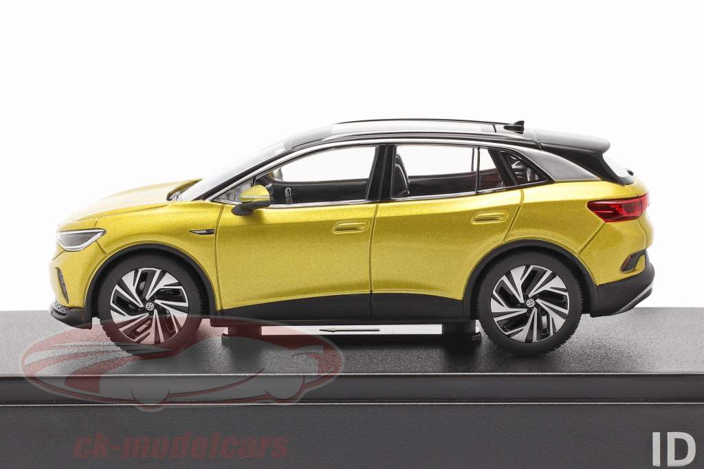 Volkswagen VW ID.4 Baujahr 2021 honiggelb metallic 1:43 Norev