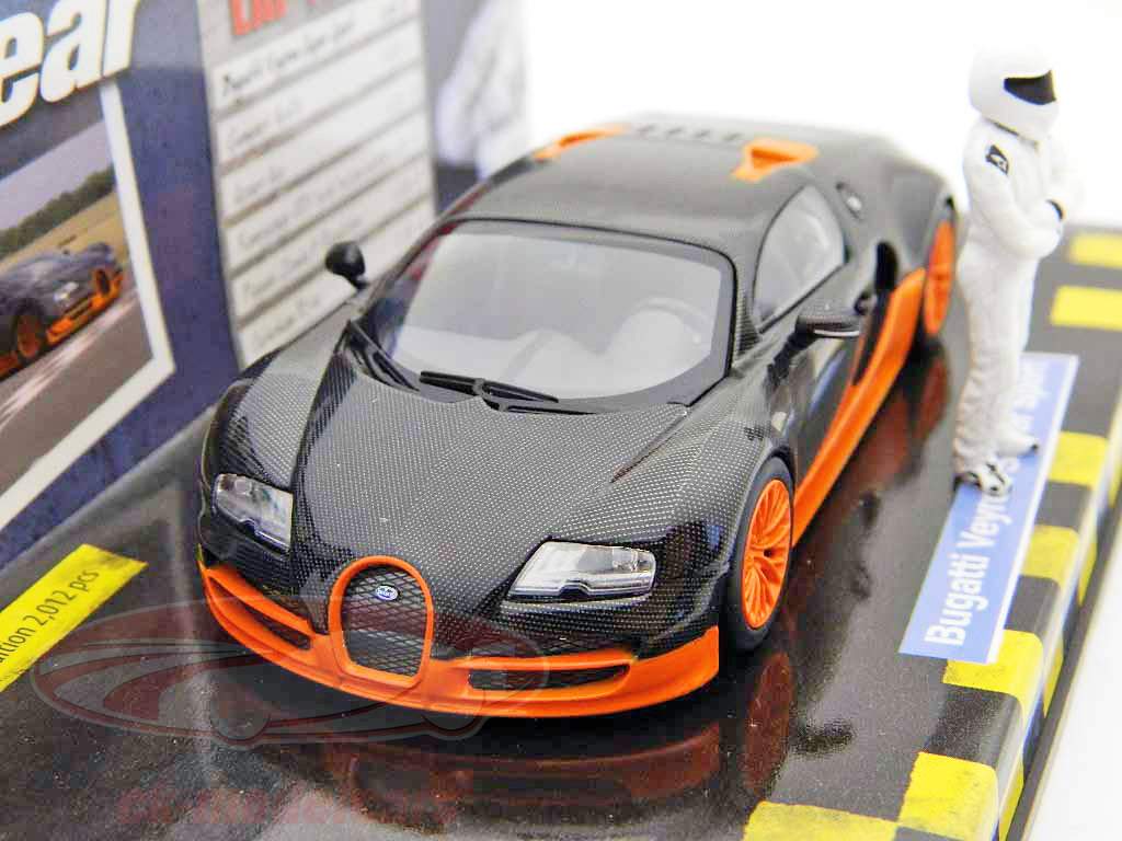 2010 Bugatti Veyron Super Sport World Record Edition Top Gear 1:43 PMA