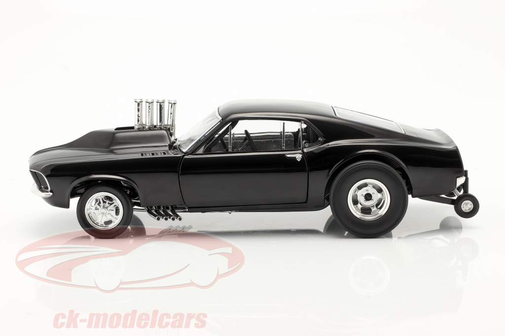 Ford Mustang Boss Gasser Show Stopper 1969 nero 1:18 GMP