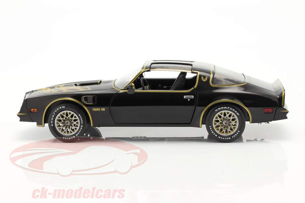Pontiac Firebird Trans Am Anno di costruzione 1977 nero / oro 1:18 Greenlight