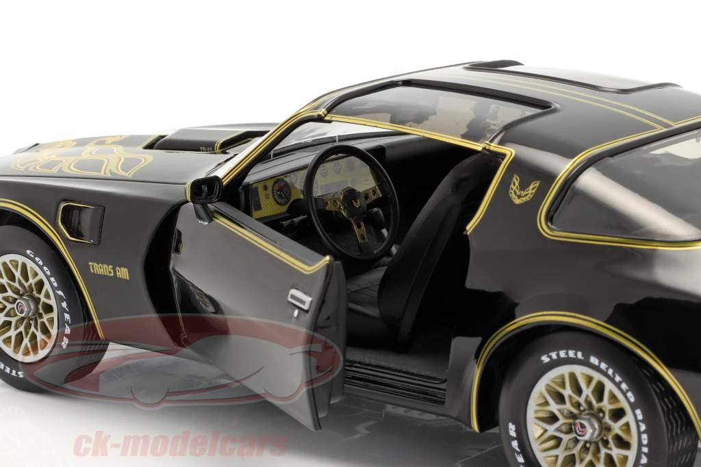 Pontiac Firebird Trans Am Anno di costruzione 1977 nero / oro 1:18 Greenlight