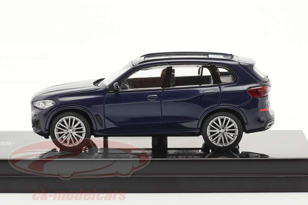 BMW X5 G05 Baujahr 2018 tansanitblau 1:64 Paragon Models