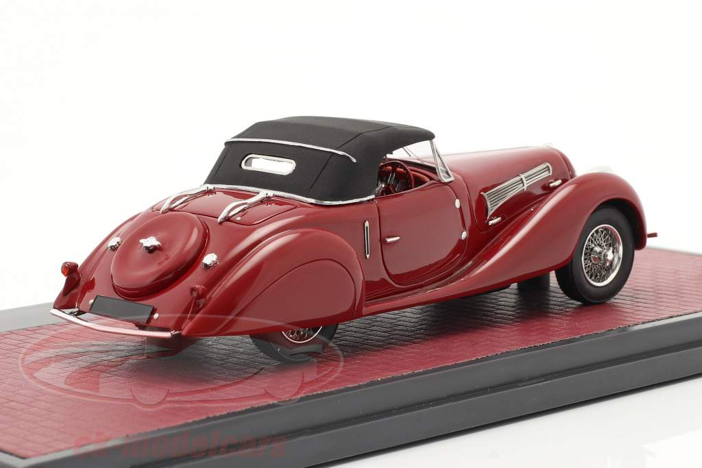 Delahaye 135MS Grand Sport Roadster Figoni Falschi 1939 dark red 1:43 Matrix