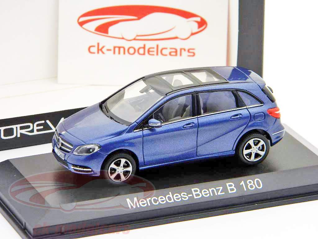 Mercedes-Benz Classe B B180 Bj. 2011 blu Norev 1:43