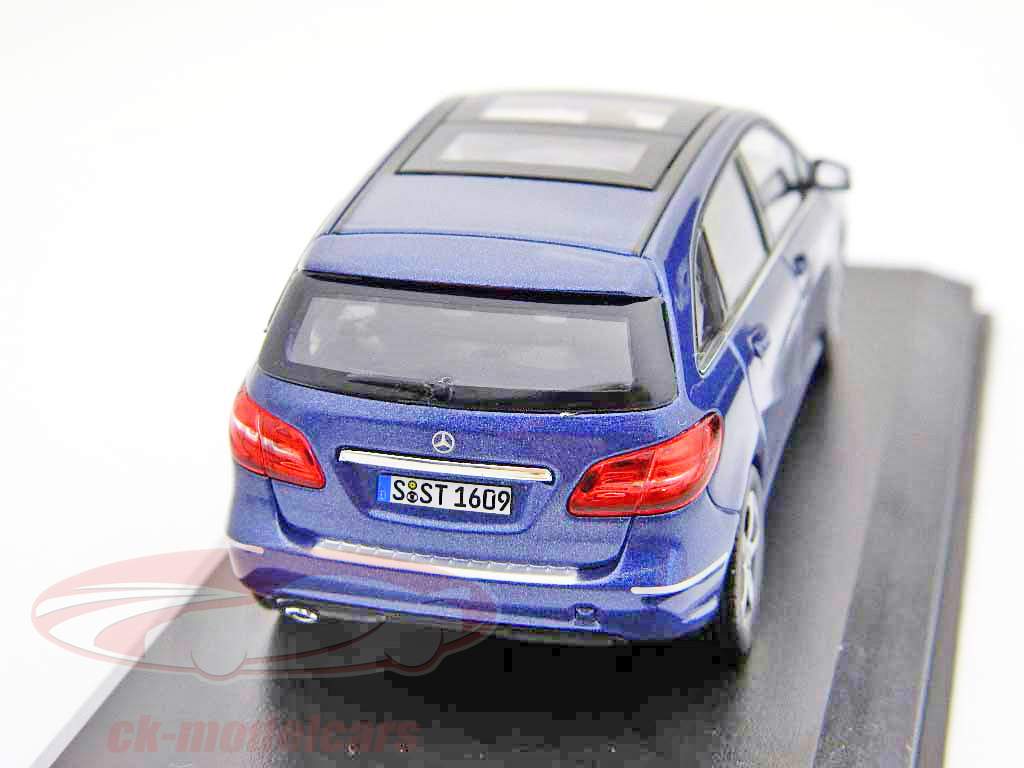 Mercedes-Benz Classe B B180 Bj. 2011 blu Norev 1:43