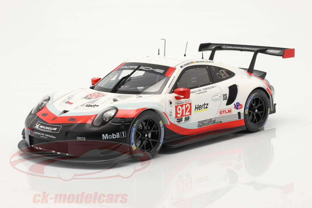 Porsche 911 (991) RSR #912 24h Daytona 2018 Bamber, Bruni, Vanthoor 1:18 Ixo