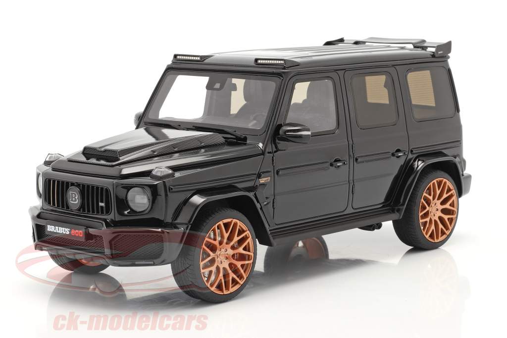 Brabus 800 Black and Gold Edition year 2020 obsidian black 1:18 GT-SPIRIT