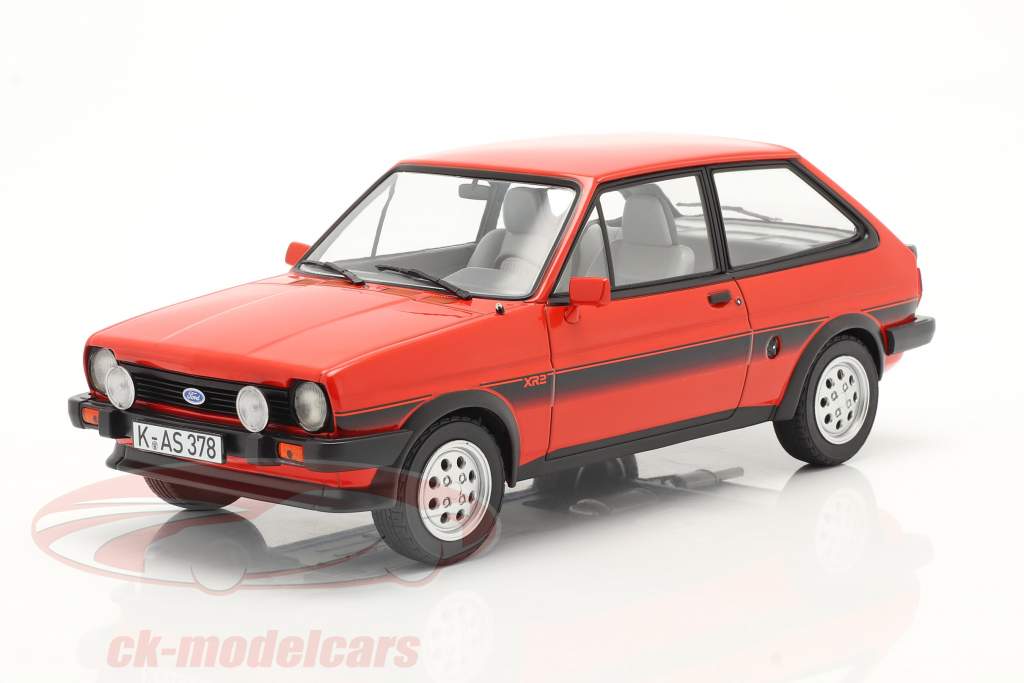 Ford Fiesta XR2 Byggeår 1981 rød 1:18 Norev