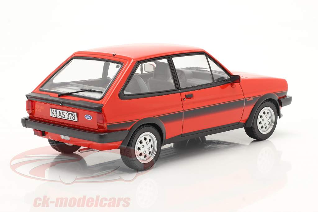 Ford Fiesta XR2 Byggeår 1981 rød 1:18 Norev