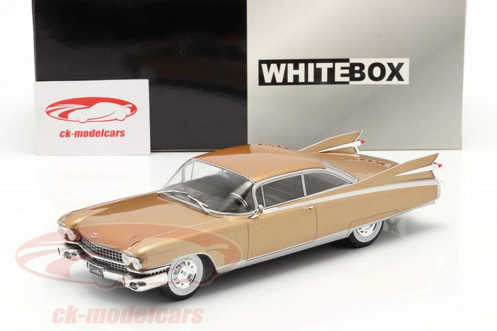 Cadillac Eldorado Année de construction 1959 bronze 1:24 WhiteBox