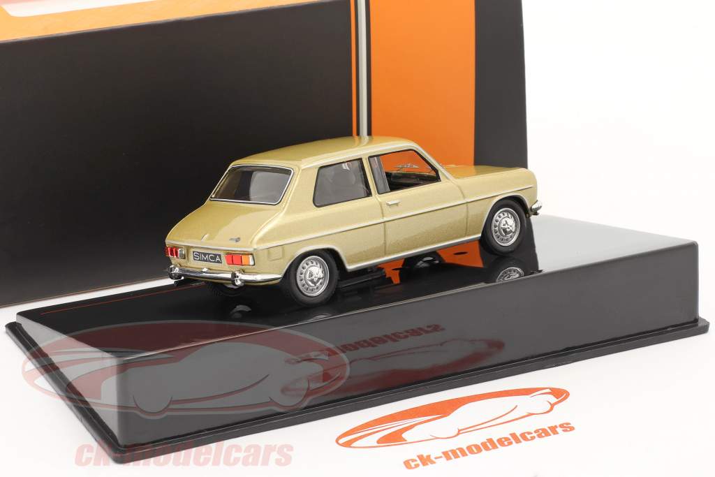 Simca 1100 Special Byggeår 1970 guld 1:43 Ixo