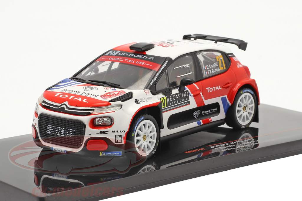 Citroen C3 R5 #27 Rallye Monte Carlo 2020 Camilli, Buresi 1:43 Ixo