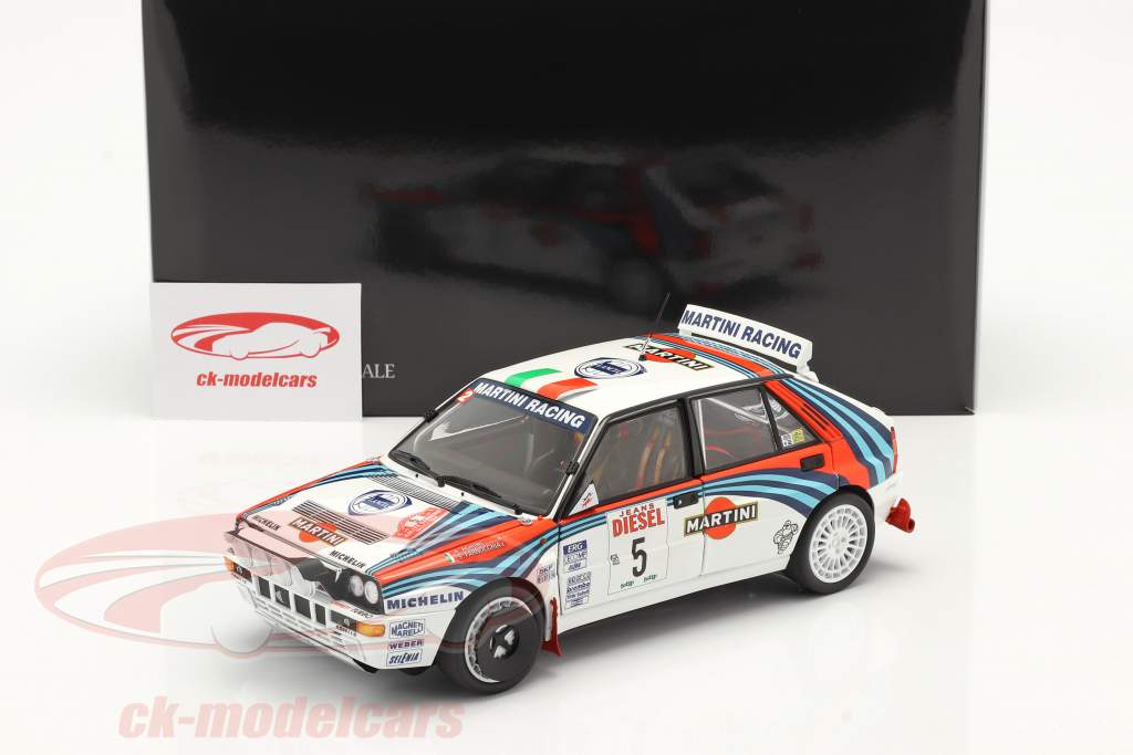 Lancia Delta HF Integrale #5 ganador Rallye SanRemo 1992 1:18 Kyosho