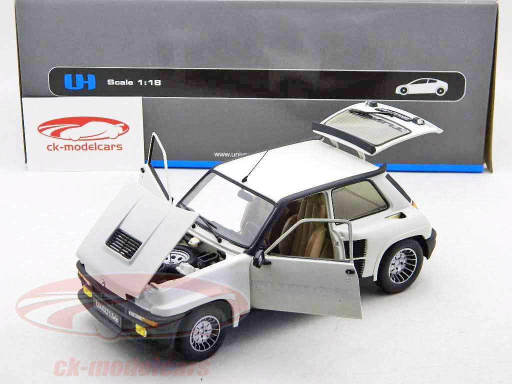 Renault 5 Turbo 2 bianco perla / bianco perla UH 1:18 Universal Hobbies