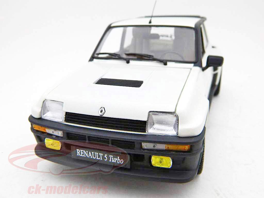 Renault 5 Turbo 2 bianco perla / bianco perla UH 1:18 Universal Hobbies