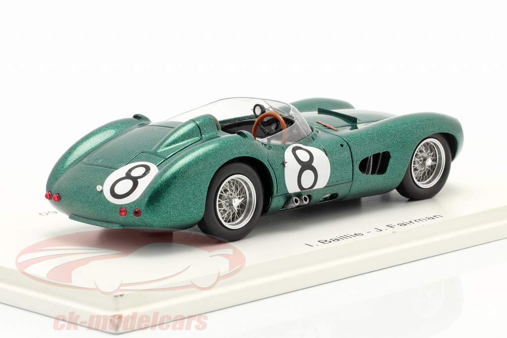 Aston Martin DBR 1 #8 24h LeMans 1960 Baillie, Fairman 1:43 Spark
