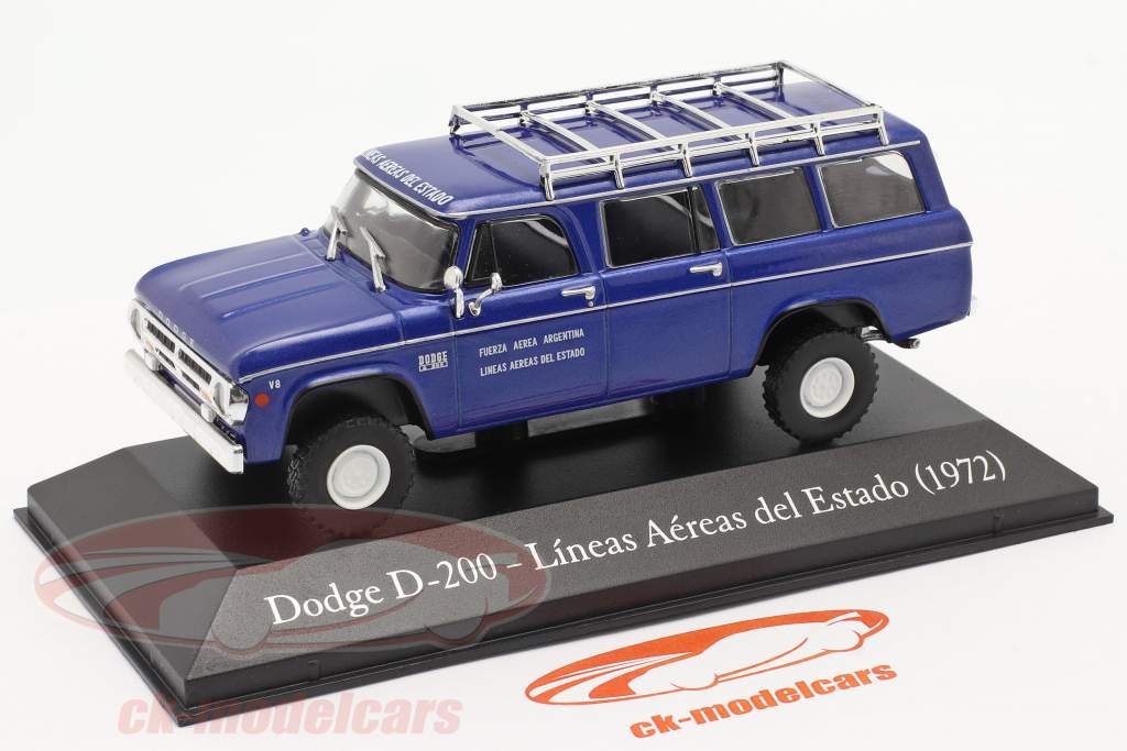 Dodge D-200 Expresar aerolínea Argentina 1972 azul 1:43 Altaya