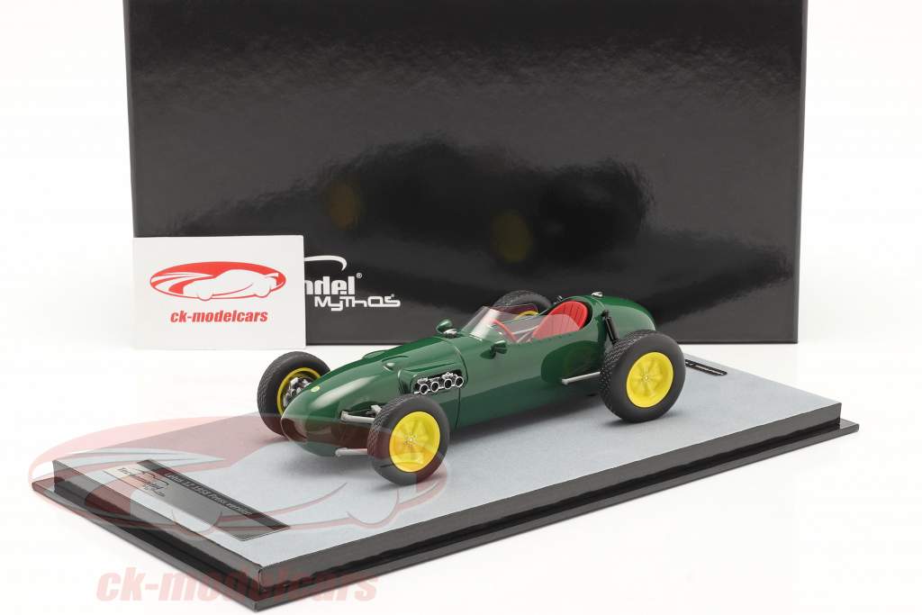 Lotus 12 presse version 1958 Britanique courses vert 1:18 Tecnomodel