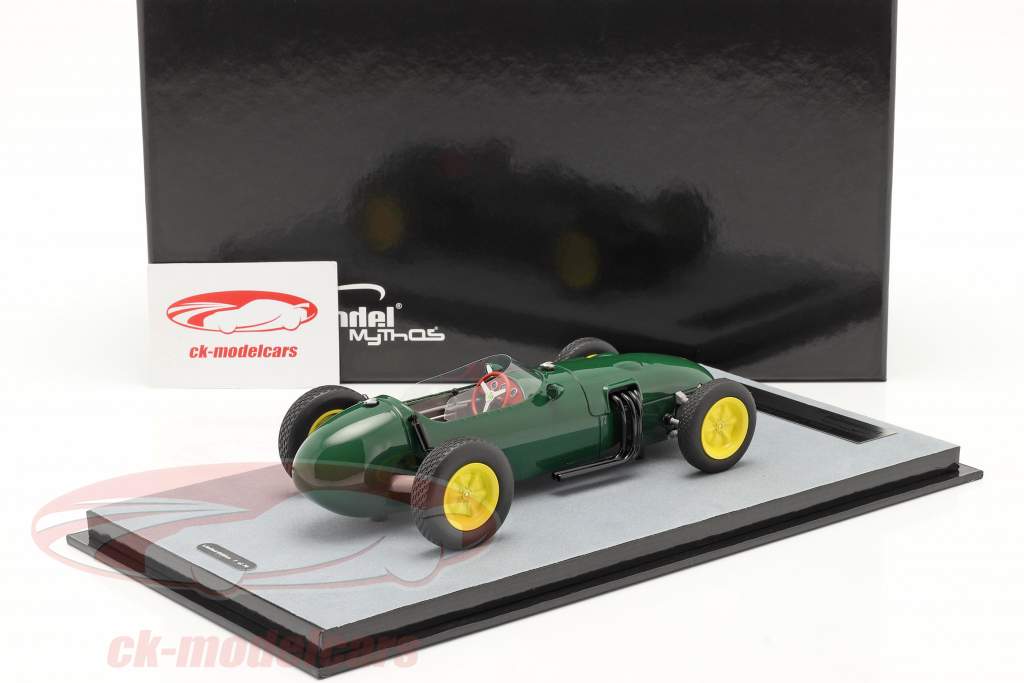 Lotus 12 presse version 1958 Britanique courses vert 1:18 Tecnomodel
