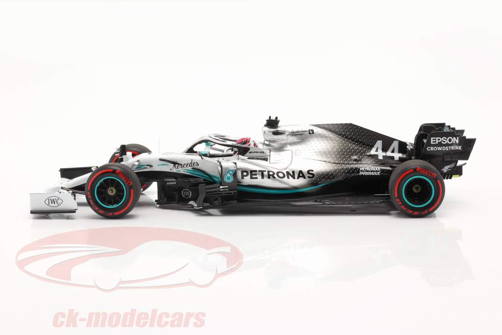 L. Hamilton Mercedes-AMG F1 W10 #44 Duitse GP F1 Wereldkampioen 2019 1:18 Minichamps