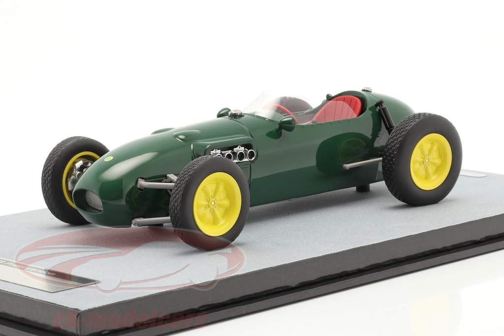 Lotus 12 presse version 1958 Britanique courses vert 1:18 Tecnomodel