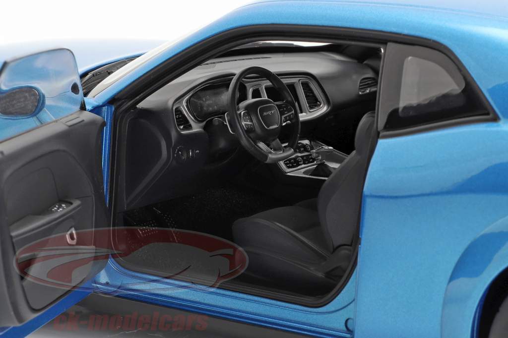 Dodge Challenger SRT Demon Byggeår 2018 blå 1:18 AUTOart