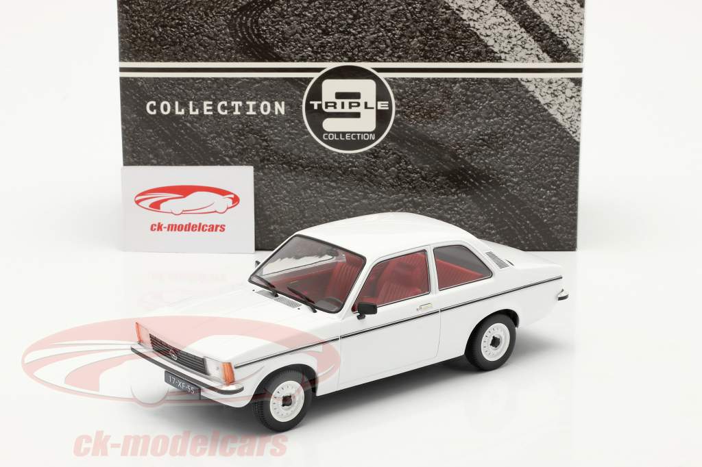 Opel Kadett C2 année 1977 blanc 1:18 Triple9