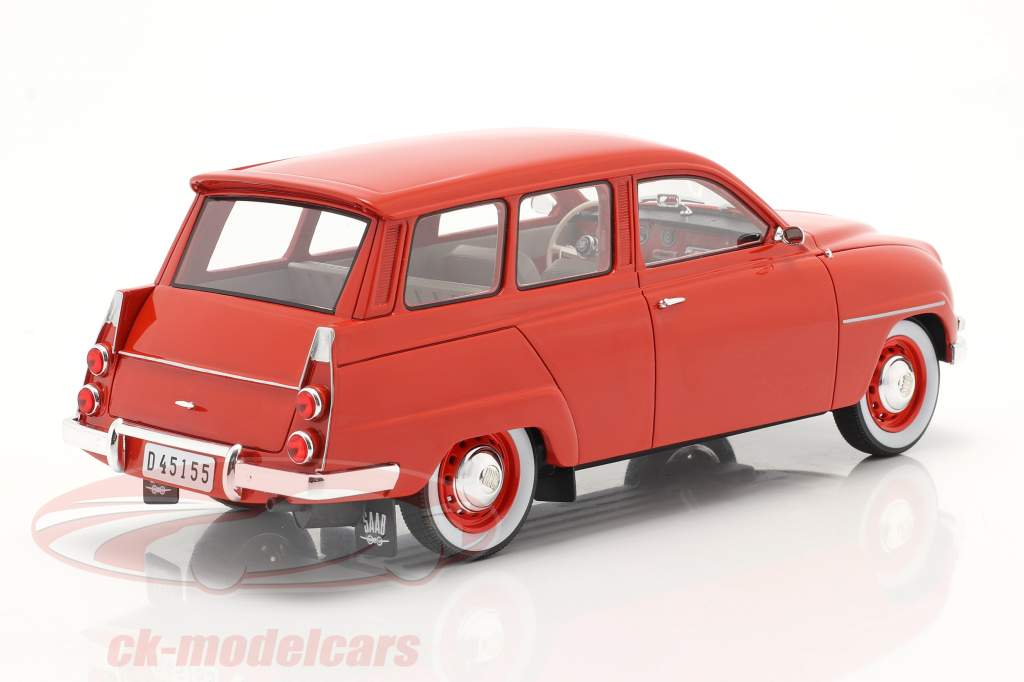 Saab 95 Año de construcción 1963 rojo 1:18 Cult Scale