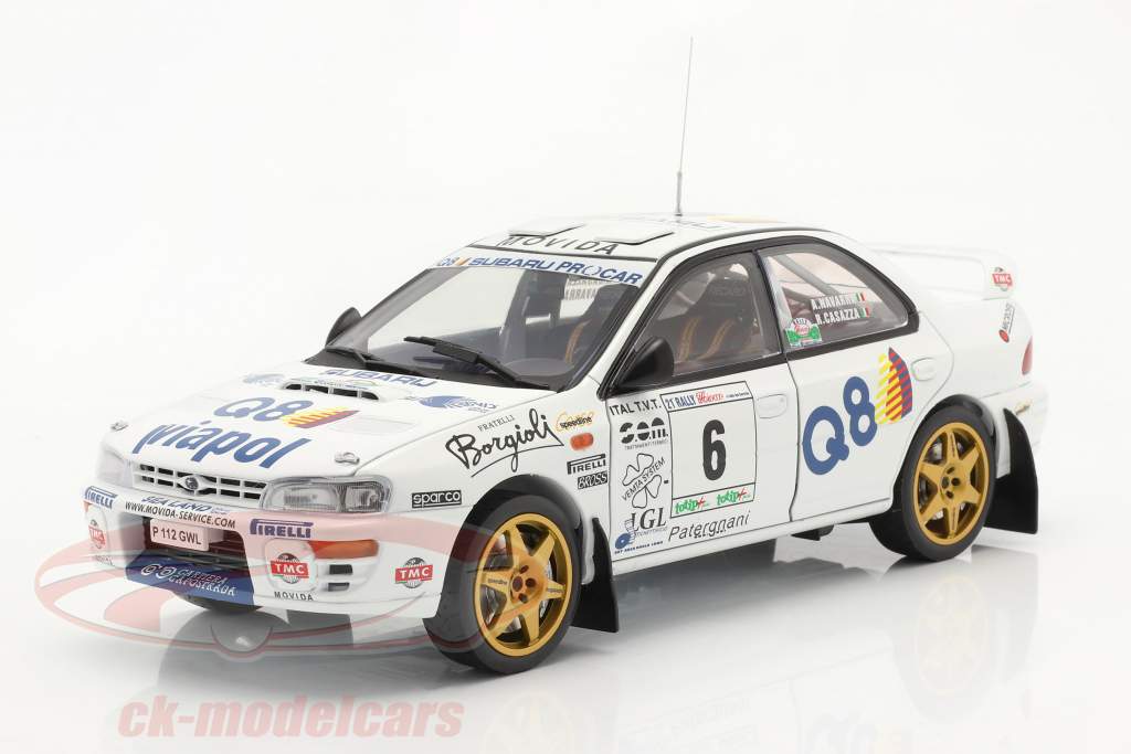 Subaru Impreza 555 #6 Vincitore Rallye del Ciocco 1998 1:18 SunStar