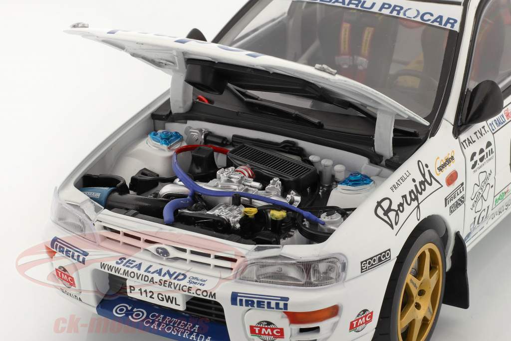 Subaru Impreza 555 #6 Vincitore Rallye del Ciocco 1998 1:18 SunStar
