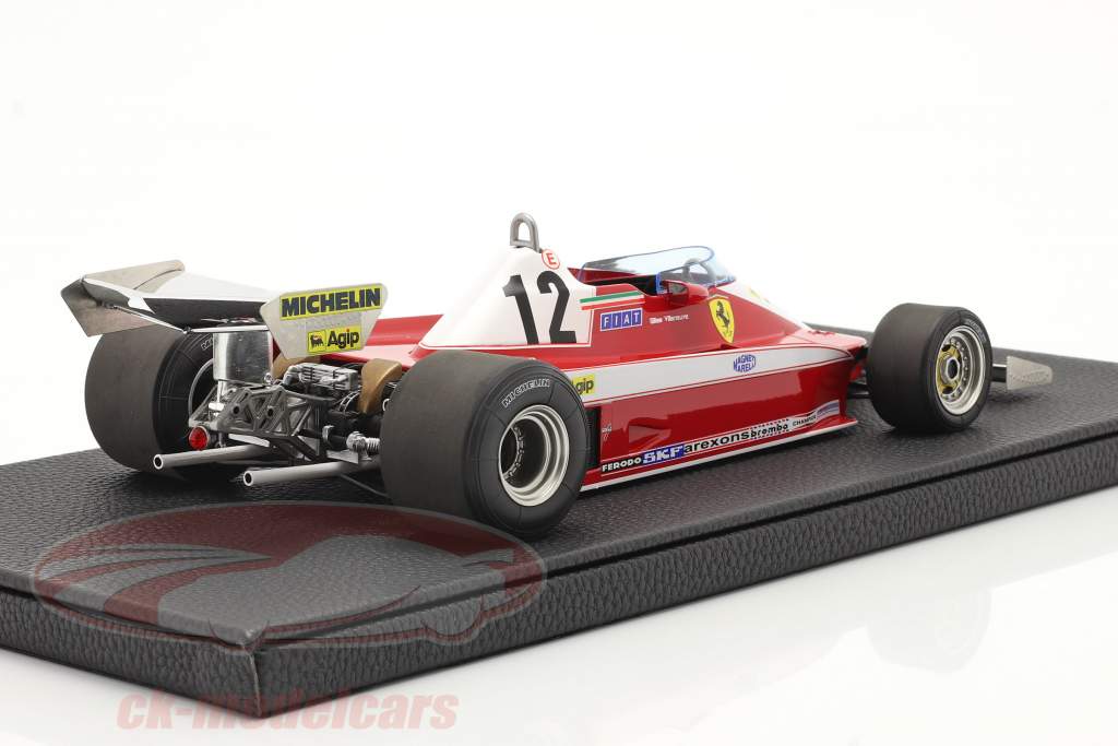 Gilles Villeneuve Ferrari 312T3 #12 fórmula 1 1978 1:18 GP Réplicas