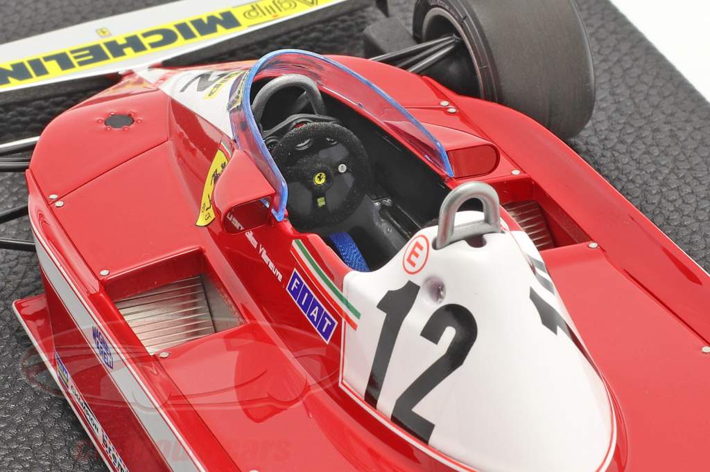 Gilles Villeneuve Ferrari 312T3 #12 fórmula 1 1978 1:18 GP Réplicas
