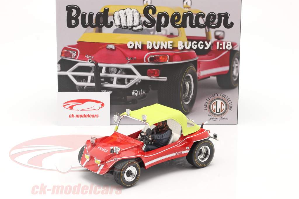 Puma Dune Buggy 1972 Com figura Bud Spencer 1:18 Infinite Statue