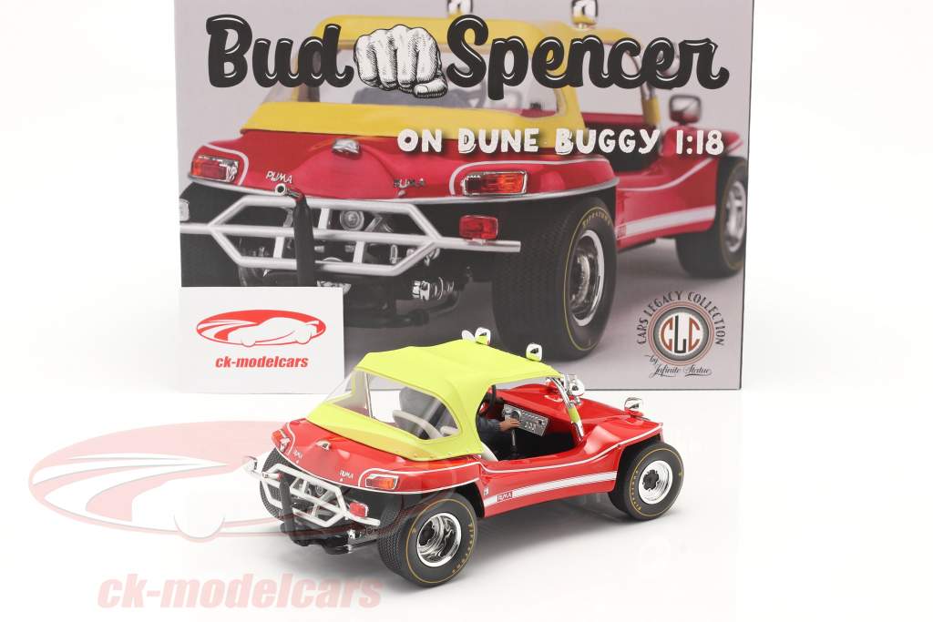 Puma Dune Buggy 1972 with figure Bud Spencer 1:18 Infinite Statue