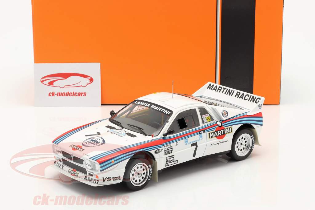 Lancia 037 Rally #7 2. plads Rallye Akropolis 1983 Alen, Kivimäki 1:18 Ixo