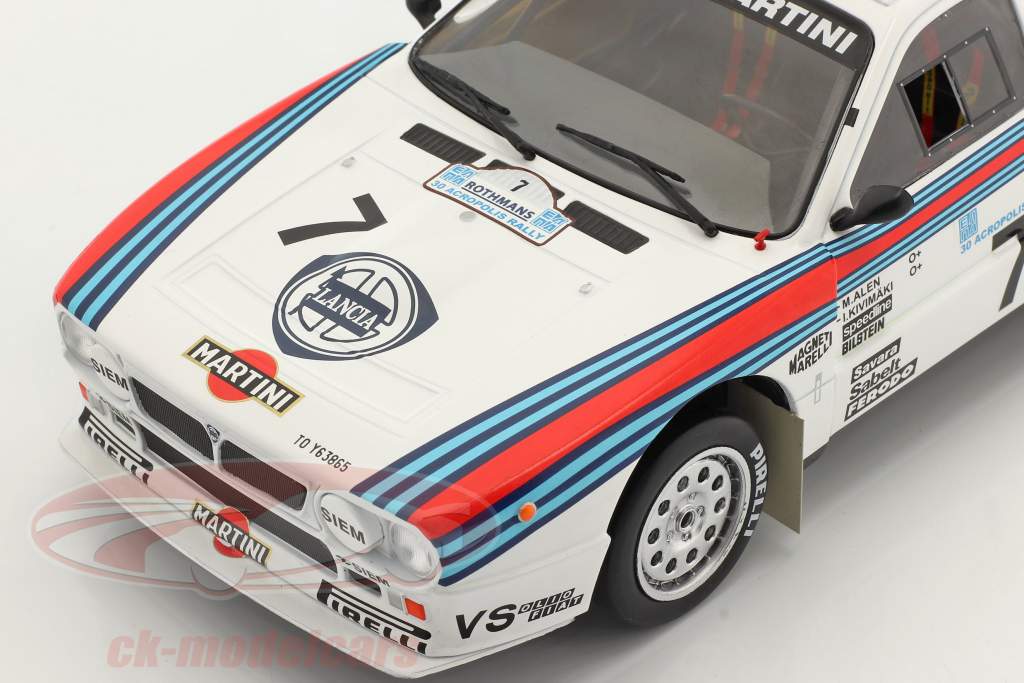 Lancia 037 Rally #7 2. plads Rallye Akropolis 1983 Alen, Kivimäki 1:18 Ixo
