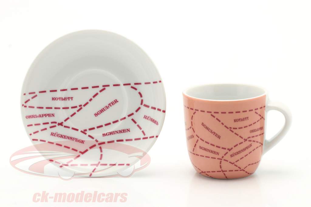 Espresso cups (set of 2) Porsche 917/20 Pink Pig #23