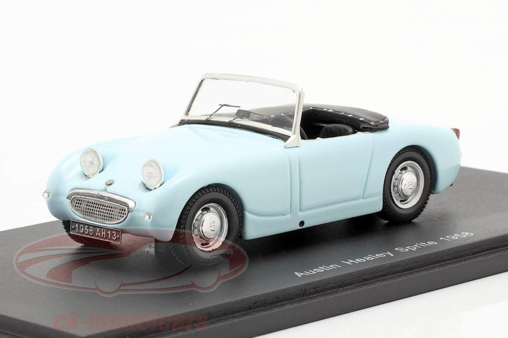 Austin Healey Sprite 1958 light blue 1:43 Spark